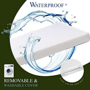 Organic Cotton Crib Topper for Enhanced Child Comfort