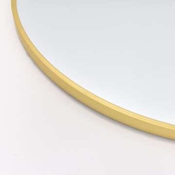 BEVERDY Full Length Mirror, Floor Mirror, 21"×64" Arched Full Length Mirror with Stand, Full Body Mirror, Standing Mirror, Wall Mounted Mirror for Bedroom, Living Room, Gold