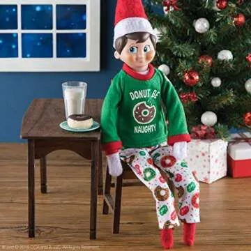 Elf on the Shelf Donut Pajama Outfit - Magical Holiday PJs