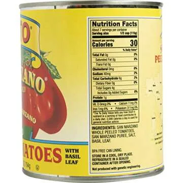 San Marzano Whole Peeled Tomatoes for Authentic Cooking