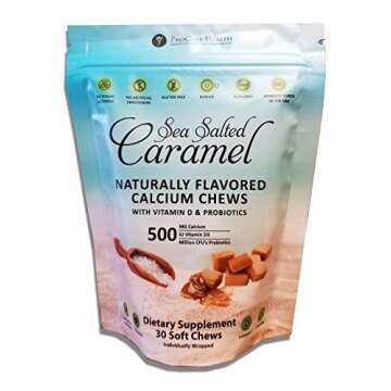 ProCare Health | Calcium Soft Chew | Sea Salted Caramel l 30 Count