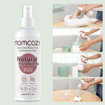 Momcozy Breast Pump Cleaner Spray for Easy Cleaning