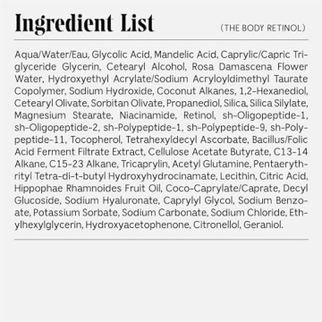 Nécessaire Body Retinol Cream for Crepey Skin