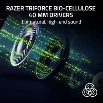 Razer Kraken V4 Pro Wireless Gaming Headset: OLED Control Hub - HD Haptics - 2.4GHz Wireless - Bluetooth - USB - 3.5 mm - Super Wideband Mic -(Renewed)