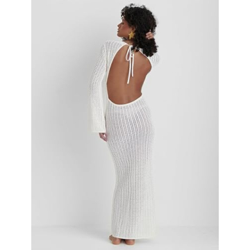 Leoparts Knitted Swimsuit Cover-Up for Elegant Beach Style
