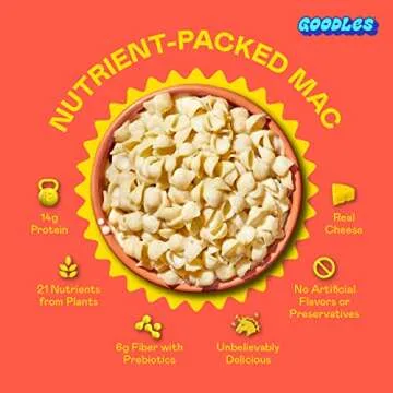 Goodles Shella Good Aged White Cheddar and Shells Pasta - Nutrient Packed with Real Cheese, Fiber, Protein, Prebiotics, Plants, & Vegetables | Non-GMO, Organic Ingredients [Shella Good, 6 oz. 1 Pack]