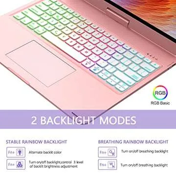 Touch Keyboard Case for iPad Air 13 M2 & iPad Pro 12.9