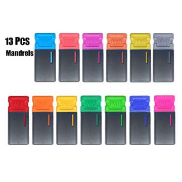 16" Rivet Nut Tool, Professional Rivet Nut Tool Setter Kit Including 13 Metric and SAE Mandrels, 130Pcs Assorted Rivet Nuts, Rugged Carrying Case