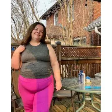 FOREYOND Plus Size Workout Tank Tops for Womens Lightweight Tank Tops Sleeveless Athletic Running Yoga Shirts Dark Grey