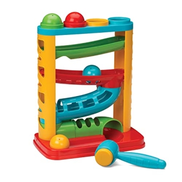 Infantino Bop & Drop Ball Tower - STEAM Educational Play, Hand-Eye Coordination Skills, and Cause an...