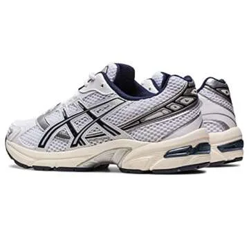 ASICS GEL-1130 Women’s Fashion Sneakers 8 B (M) White/Midnight