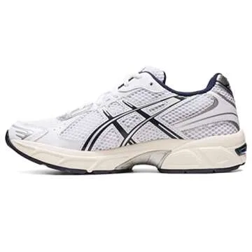 ASICS GEL-1130 Women’s Fashion Sneakers 8 B (M) White/Midnight