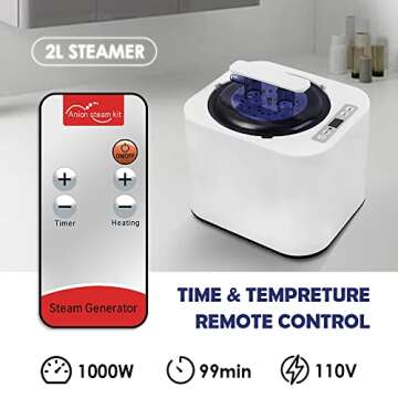 Full Body Home Steam Sauna Kit - Portable Spa Experience