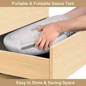 Full Body Home Steam Sauna Kit - Portable Spa Experience
