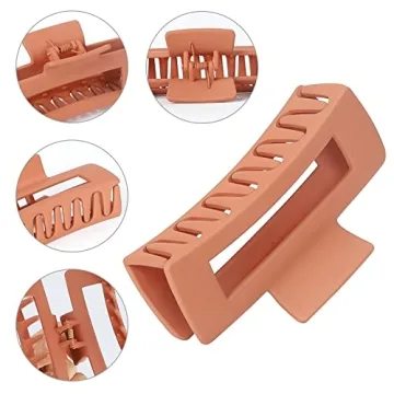 Luraseea 15 Pack Hair Claw Clips in Vibrant Colors for Women