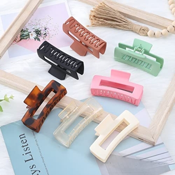 Luraseea 15 Pack Hair Claw Clips in Vibrant Colors for Women