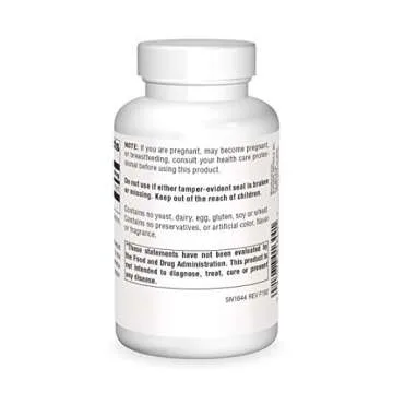 Source Naturals L-Glutamine - Free Form Amino Acid That Supports Metabolic Energy - 100 Capsules