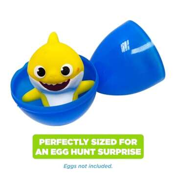 Nickelodeon Baby Shark 10 Pc Finger Puppet Set - Party Favors, Educational, Bath Toys, Story Time, Floating Pool Toys, Beach Toys, Finger Toys, Playtime