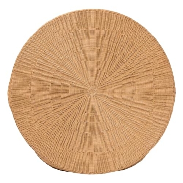 Bali & Pari Palm Scallop Rattan Coffee Table for Home