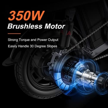 ENGWE T14 Mini Electric Bike with 600W Motor and 37Mile Range