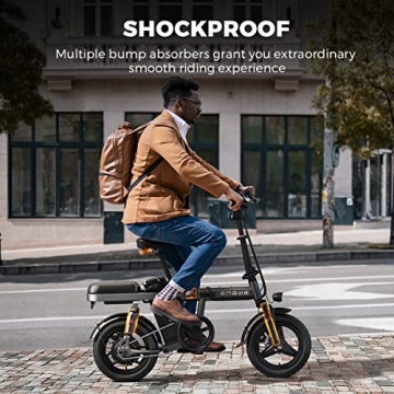 ENGWE T14 Mini Electric Bike with 600W Motor and 37Mile Range