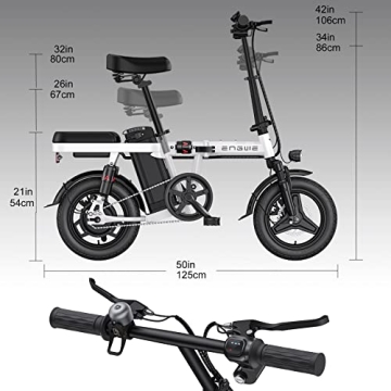 ENGWE T14 Mini Electric Bike with 600W Motor and 37Mile Range