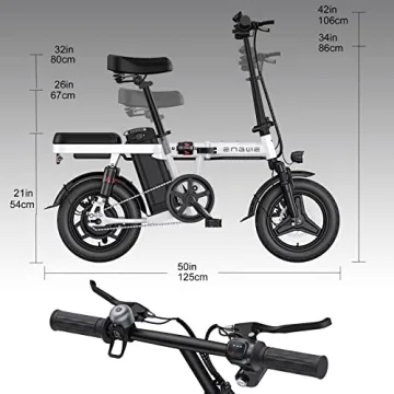 ENGWE T14 Mini Electric Bike with 600W Motor and 37Mile Range