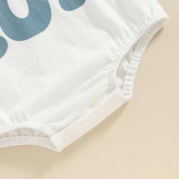 Amiblvowa Infant Baby Girl Boy 1st First Birthday One Outfit Short Sleeve Bubble Romper 1 Year Old Summer Cake Smash Clothes (Birthday White, 12-18 Months)