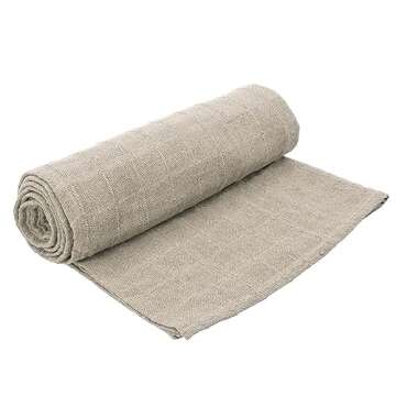 Shop LC Cotton Beige Throw Blanket - Cozy & Stylish Gift