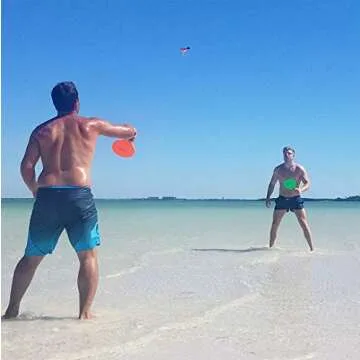 Jazzminton Paddle Ball Game for Family Fun and Outdoor Play