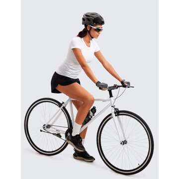 CRZ YOGA Seamless Workout Tops for Women - Breathable Fit