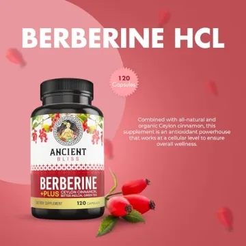 Ancient Bliss Berberine HCL 1200mg with Ceylon Cinnamon