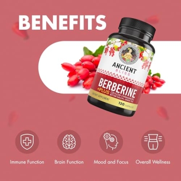 Ancient Bliss Berberine HCL 1200mg with Ceylon Cinnamon