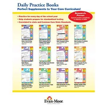 Evan-Moor Building Spelling Skills, Grade 1 - Homeschooling & Classroom Resource Workbook, Reproduci...