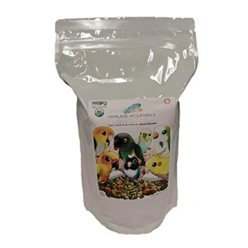 TOP's Parrot Food Marlene Mc'Cohen's USDA Certified Organic Signature Blend Bird Seed and Pellet Mix...