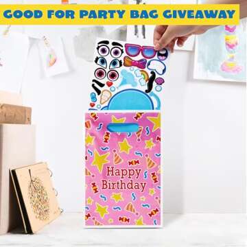 JOYIN 24PCS Animal Theme Party Stickers for Kids