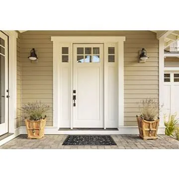 DII Durable All Weather Rubber Doormat, 18x30 in Attractive Design