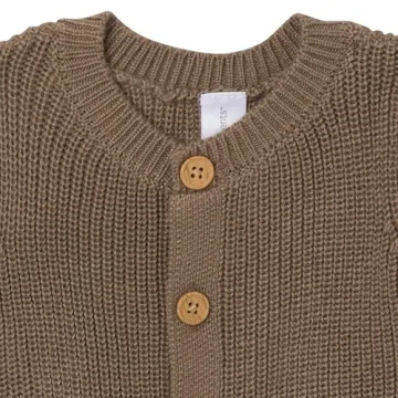 Stylish Modern Moments Baby Sweater Romper & Hat Set