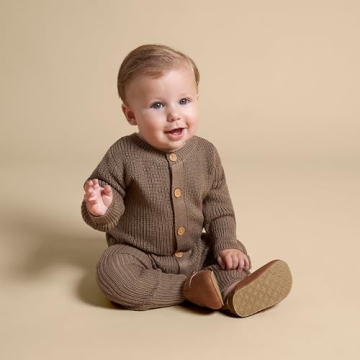 Stylish Modern Moments Baby Sweater Romper & Hat Set
