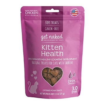 Get Naked Kitten Health Soft Treats 2.5 Oz – Nutritious & Delicious for Kittens