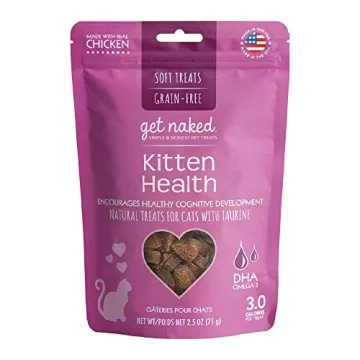 Get Naked Kitten Health Soft Treats 2.5 Oz – Nutritious & Delicious for Kittens