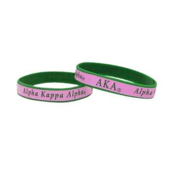 New Classic! Alpha Kappa Alpha Silicone Bracelet