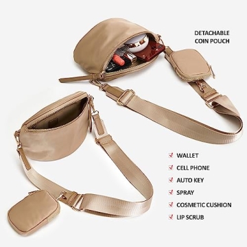 Versatile and Stylish Like Dreams Small Crossbody Bag