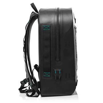 BOTE Highwater Backpack Waterproof Outdoor Zipper Dry Bag 28 Liter Capacity Molle Straps Fully Submersible Watersports Kayaking Fishing Hunting Boating