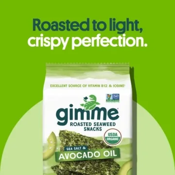 Gimme Organic Roasted Seaweed - Healthy Snack for Everyone