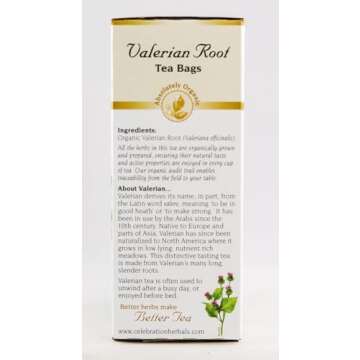 Valerian Root Herbal Tea - 24 Count for Relaxation