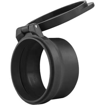 Monstrum Rubberized Flip-Up Rifle Scope Lens Covers (Objective Bell | 37-42 mm/1.5-1.7 inch Diameter)