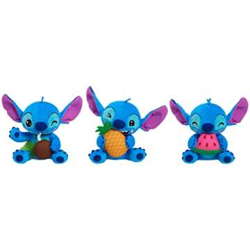 Disney Stitch Small Plush Toy - Blue Cuddly Gift for Kids