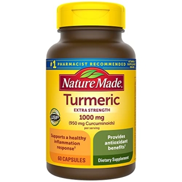 Extra Strength Turmeric Curcumin with Black Pepper 60 Caps