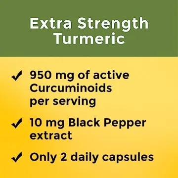 Extra Strength Turmeric Curcumin with Black Pepper 60 Caps